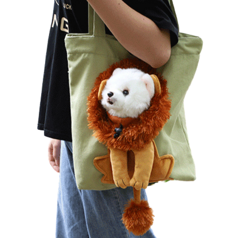 Bolsa para Transporte de Cachorros e Gatos - Lion Bag