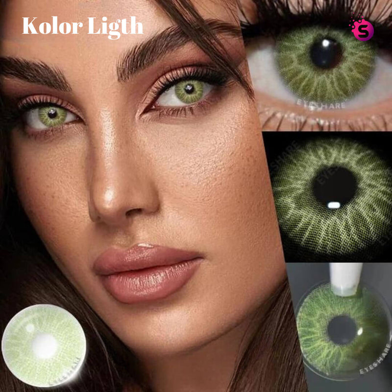 Lente de Contato Colorida - Kolor Ligth Verde