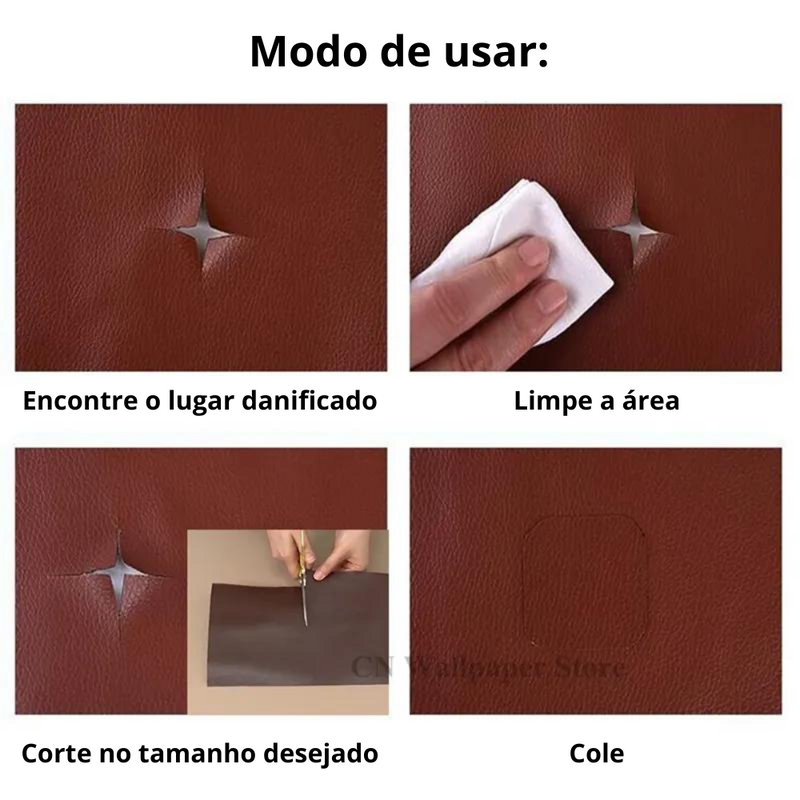 Adesivo Reparador Para Couro