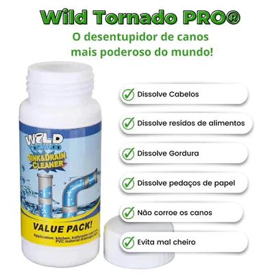 Desentupidor de Canos, Pias, Ralos e Esgotos Wild Tornado