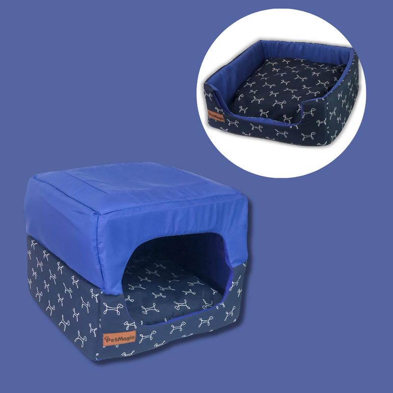 Cama 2 em 1 para Cachorros e Gatos - Pet Duplex