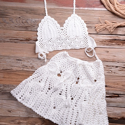 Conjunto de praia em Crochê Infantil VB0040