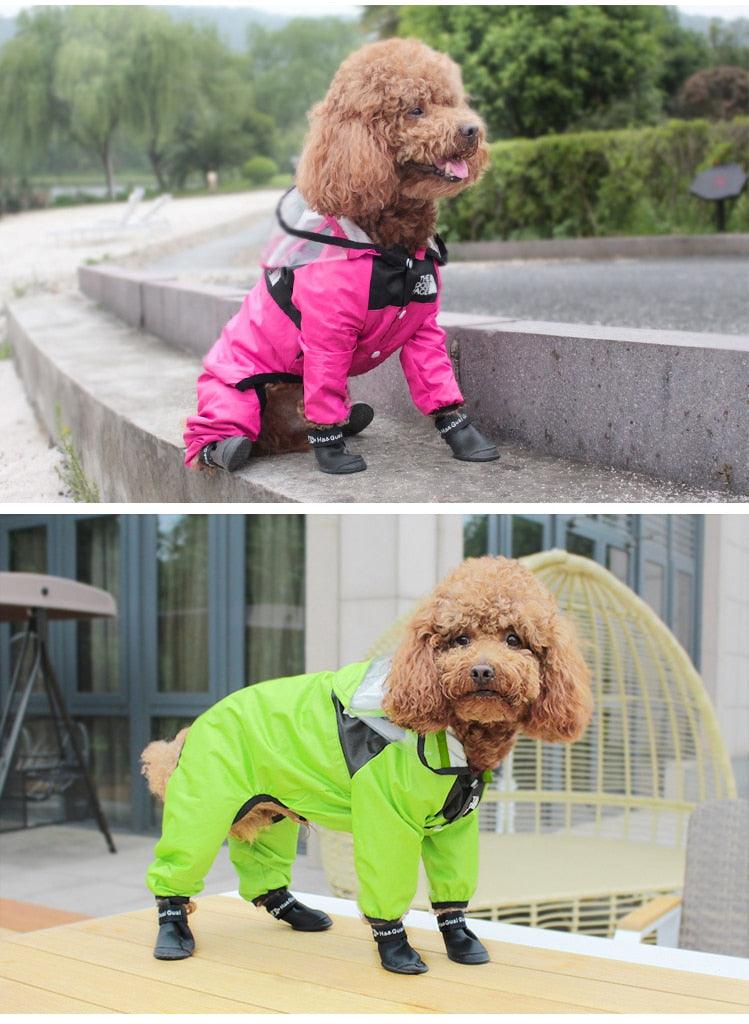 Capa de chuva Impermeável para Cachorros - The Dog Face