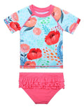 Conjunto de Banho Infantil Feminino Com Proteção UV VB0044