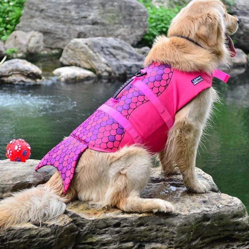 Colete salva-vidas para cachorros - Dog Life Jacket