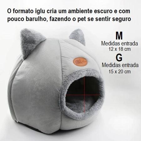 Caminha iglu de Luxo para Gatos