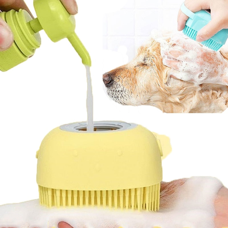 Escova de banho para Cachorros e Gatos - Soft Bath