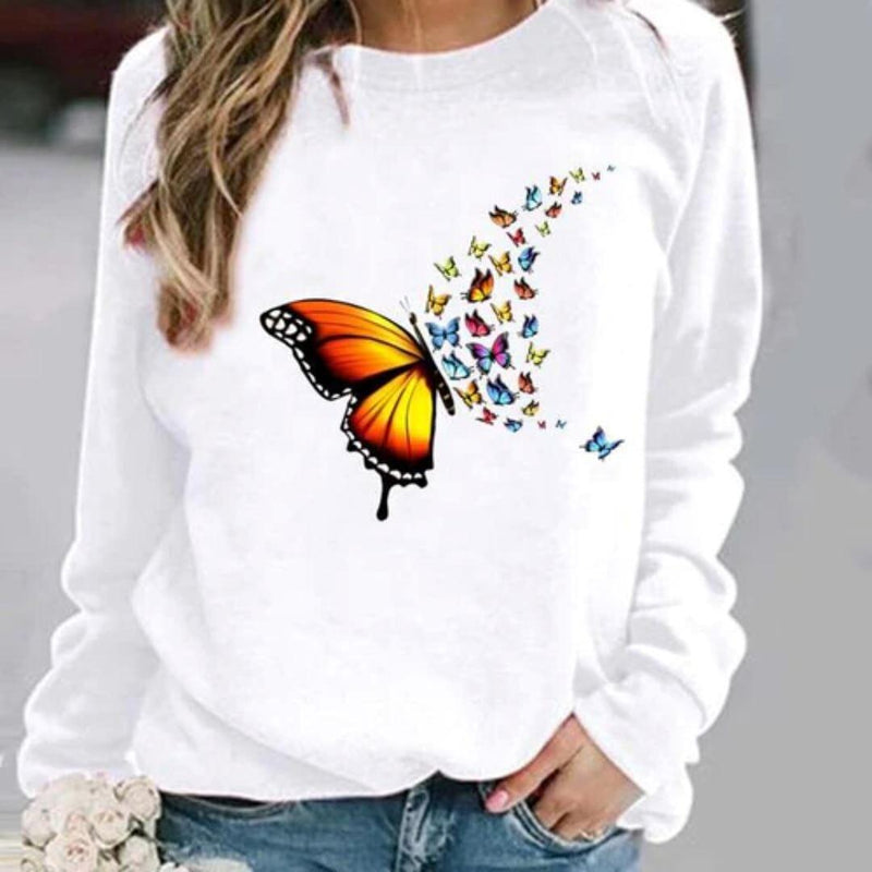 Blusa de Frio Feminina Butterfly