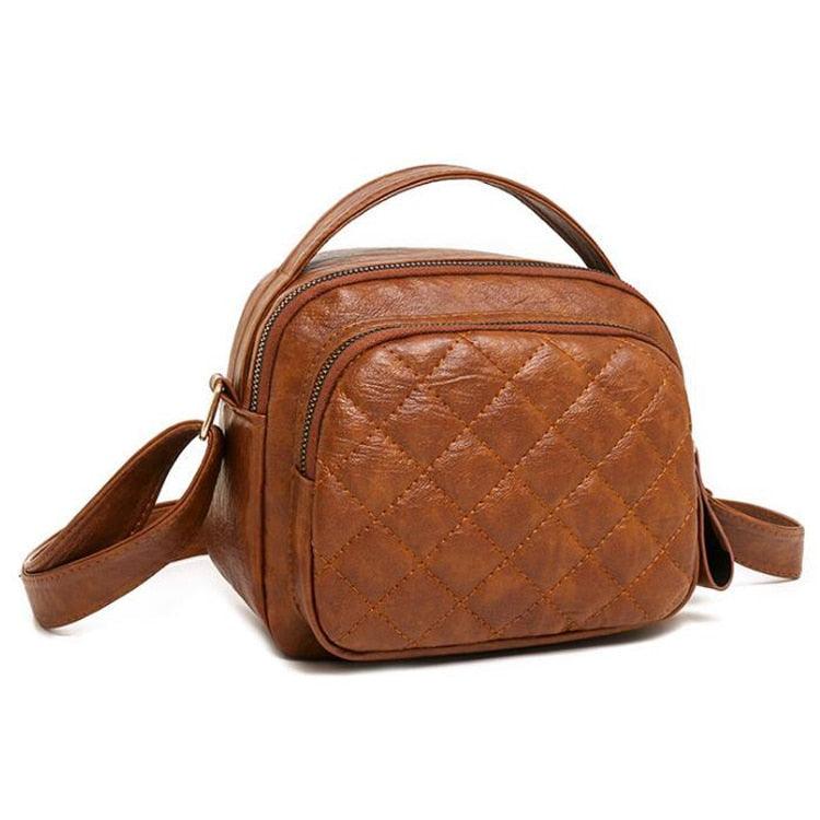 Bolsa Feminina Crossbody Tiracolo Mônaco Couro Ecológico Macio Leve