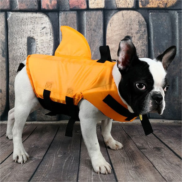 Colete Salva-Vidas para Cachorros - Dog Floater Shark