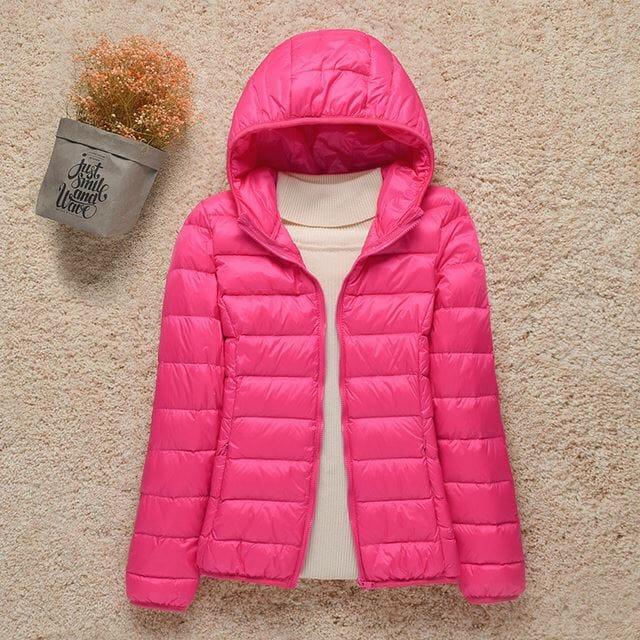 Jaqueta Feminina Puffet - Inverno Quentinho Com Capuz