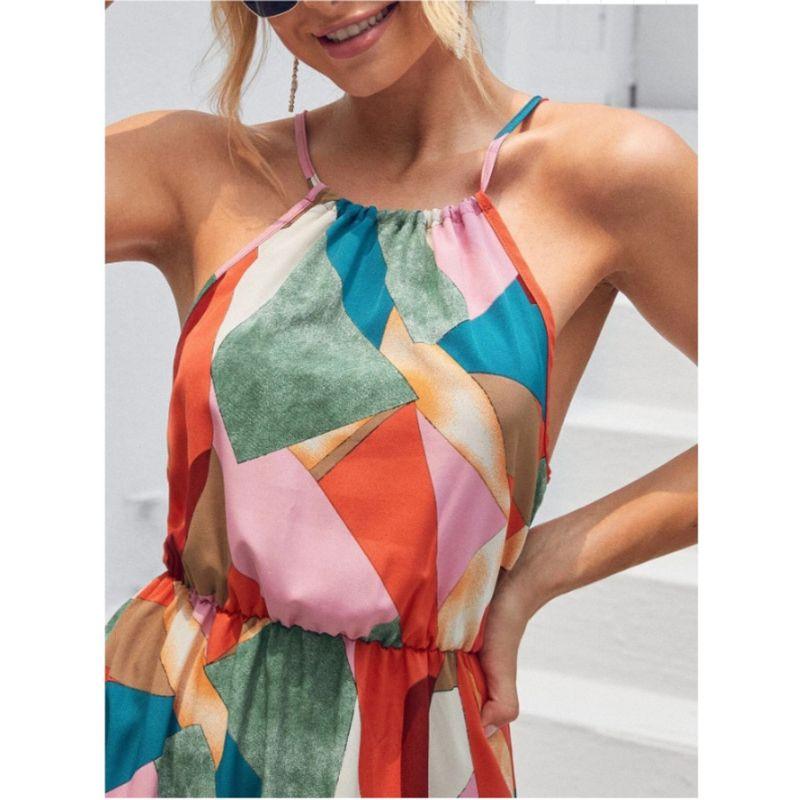 Vestido Feminino Amanda - Longo Estampado para um Verão Colorido