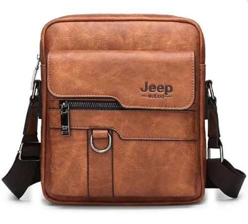 Bolsa de Couro Genuíno Italiano Jeep