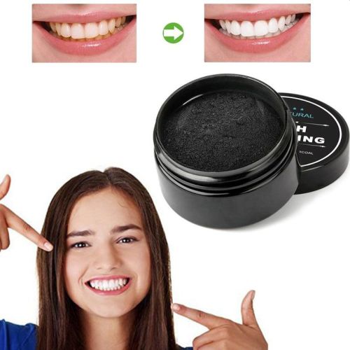 Clareador Dental Carvão Ativado 100% Natural Original Teeth Whitening