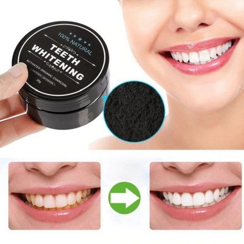 Clareador Dental Carvão Ativado 100% Natural Original Teeth Whitening