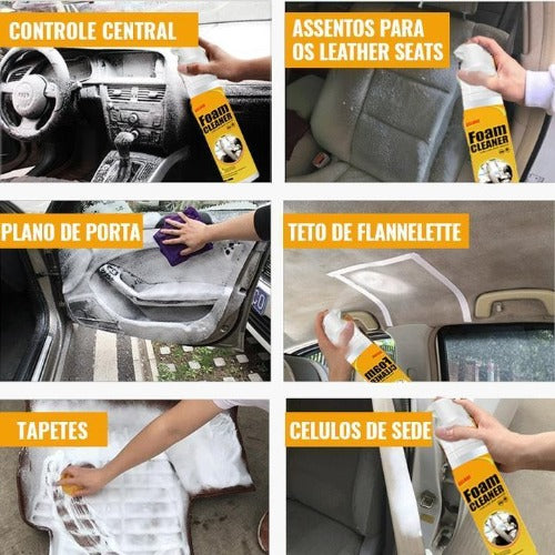 Espuma Limpeza Eficiente Foam Cleaner - Limpador Multiuso