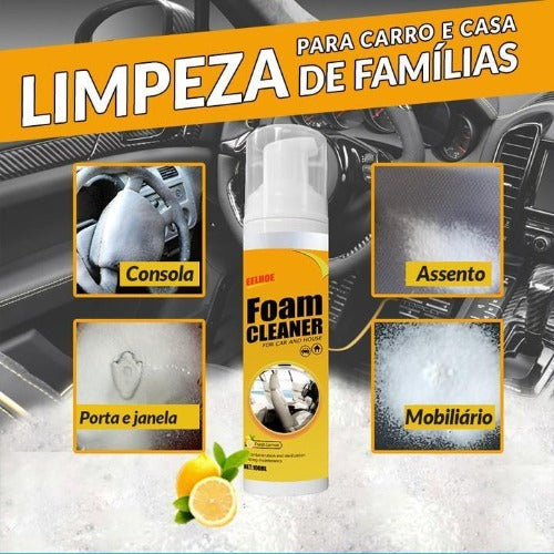 Espuma Limpeza Eficiente Foam Cleaner - Limpador Multiuso