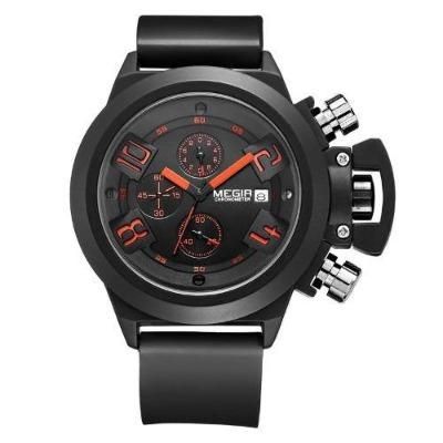 Reloj informal Megir con esfera grande 