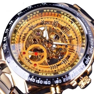 Relógio Winner Luxury Montre Skeleton